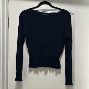 EUC Knit Banana Republic Navy Blue Top